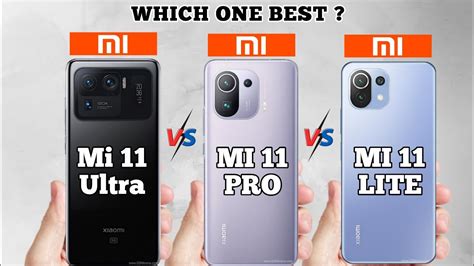 Mi Ultra Vs Mi Pro Vs Mi Lite Youtube