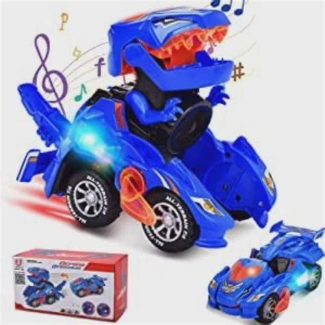 Carro Dinossauro Vira Rob Dino T Rex C Luz Som Bate Volta Shopee Brasil