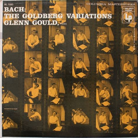 Johann Sebastian Bach Glenn Gould The Goldberg Variations 1956