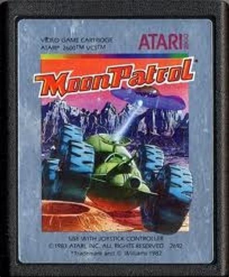 Moon Patrol Atari 2600 Game For Sale Dkoldies