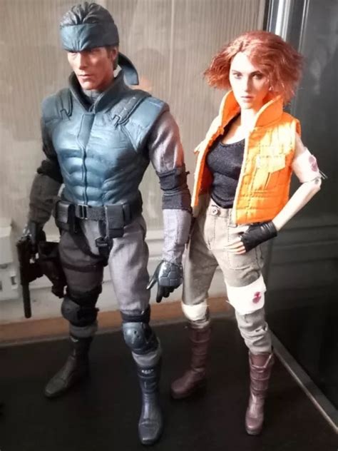 METAL GEAR SOLID Snake Meryl Silverburgh Custom Figures 1 6 Hot Toys