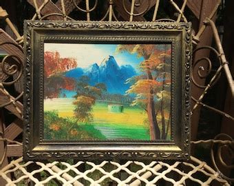 cafe claude original french scene painting  frame