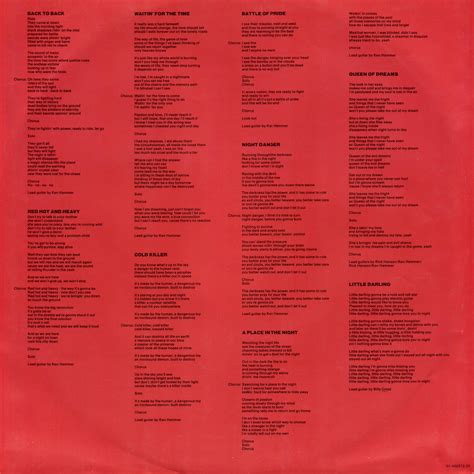 Red Hot And Heavy Pretty Maids Rockronología