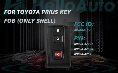 Amazon Fit For Toyota Prius Key Fob Cover Case Shell Replacement