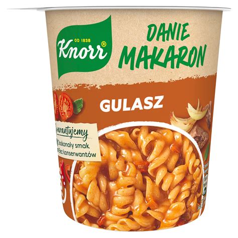 DANIE KNORR GK MAKARON SOS GULASZOWY 52G Smakołyk