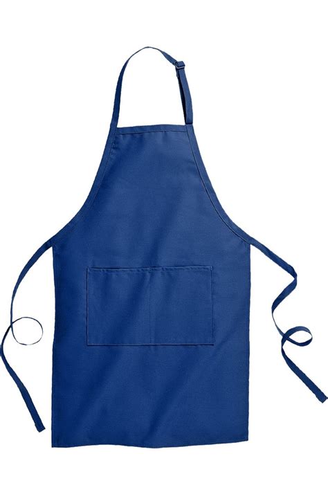 Royal Blue Two Pocket Butcher Bib Apron