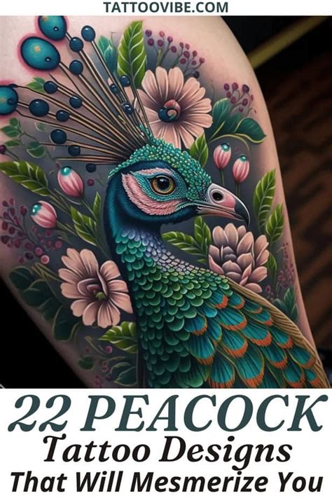 22 Peacock Tattoo Designs That Will Mesmerize You