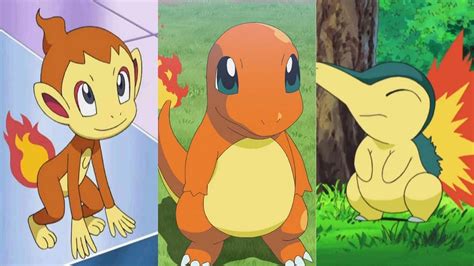 All Fire Type Starter Pokemon Ranked