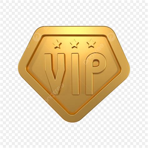 Insignia Vip De Oro D Png Dibujos Vip Emblema D Png Y Psd Para