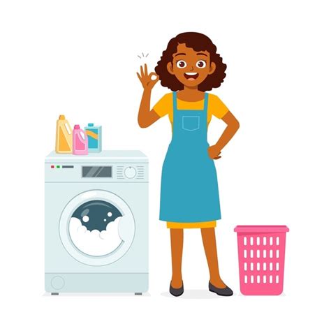 African Lady Washing Clothes Over Royalty Free Licensable Stock