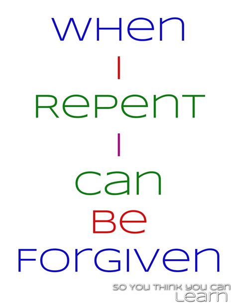 Lds Primary Repentance Quotes Quotesgram