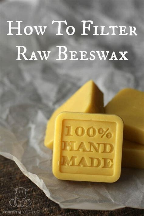 How To Filter Raw Beeswax