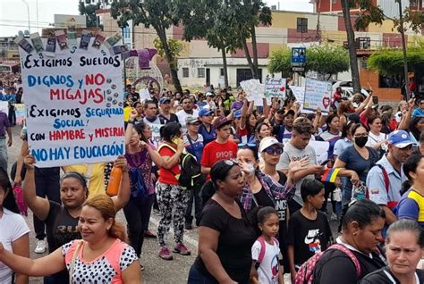 Barinas Marcharon Docentes Y Enfermeros Para Insistir En Sus