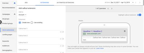 How To Use Callout Extensions In Google Ads Store Growers