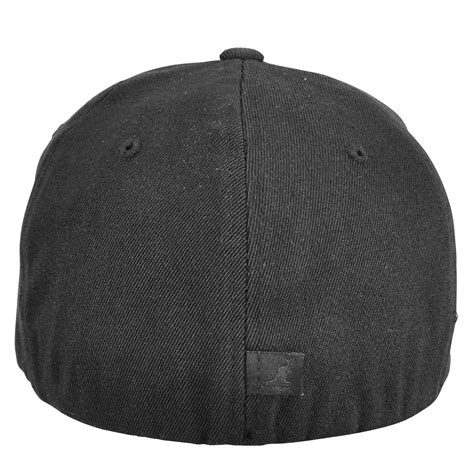 Kangol Wool Flexfit Baseball Black Cap Dacave Store Singapore