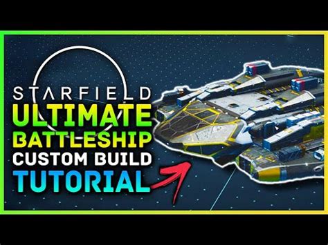 Starfield Building The Ultimate Endgame Battleship Custom Ship Build