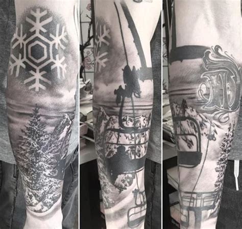 90 Snowboard Tattoo Designs For Men 2023 Inspiration Guide