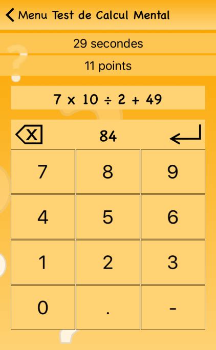 Test De Calcul Mental Pc Astuces