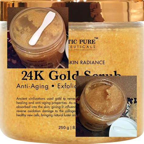 Majestic Pure 24k Gold Body Scrub And Facial Scrub