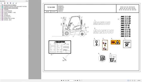 Manitou Forklift Mi G S Parts Manual Auto Repair Manual