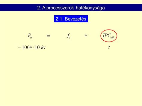 Korszakváltás a processzorok fejlődésében Sima Dezső 2007 őszi félév