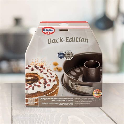 Dr Oetker Back Edition Springform Mit Rohrboden Cm Ab