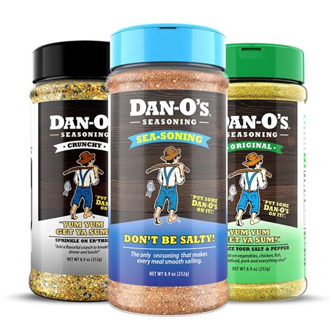 Dan Os Seasoning Gone Fishin Medium 3 Bottle Combo