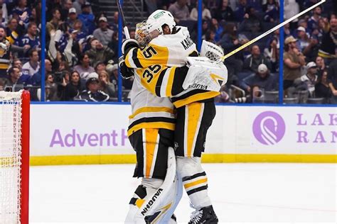 VIDEO: B.C.’s Tristan Jarry makes NHL history with Penguins’ first-ever ...