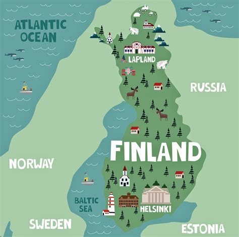 A Map Of Finland