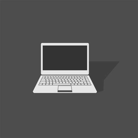 Laptop Vector Icon Png #369898 - Free Icons Library