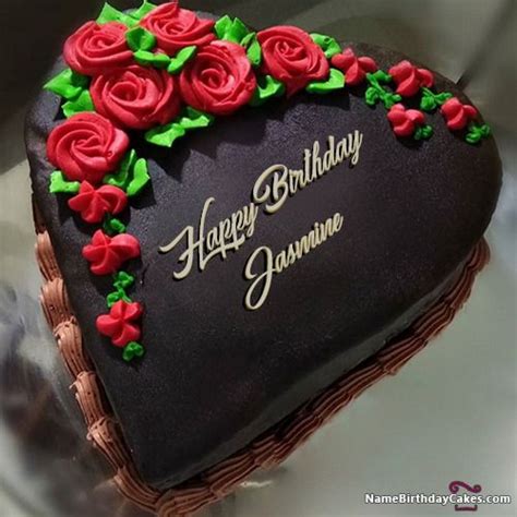 Happy Birthday Jasmine Cakes Cards Wishes Pastel Feliz Cumplea Os