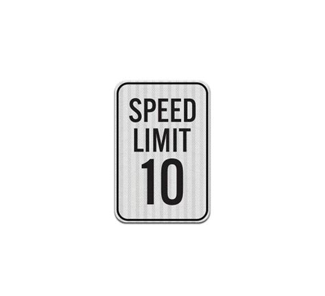 Shop For Speed Limit Mph Aluminum Sign Egr Reflective Bannerbuzz