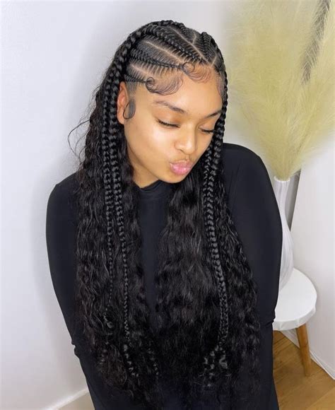 Half Braided Hairstyles Sew In Hairstyles Black Ponytail Hairstyles