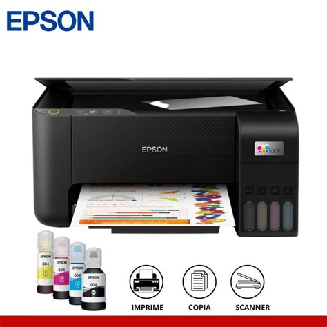 Impresora Tinta Multifuncional Epson Ecotank L Imprime Escanea