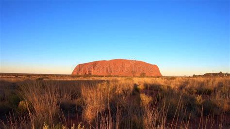 Uluru Kata Tjuta National Park Australia Flying To Large Red