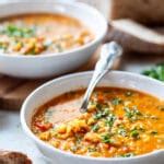 Vegan Barley And Lentil Soup Vibrant Plate