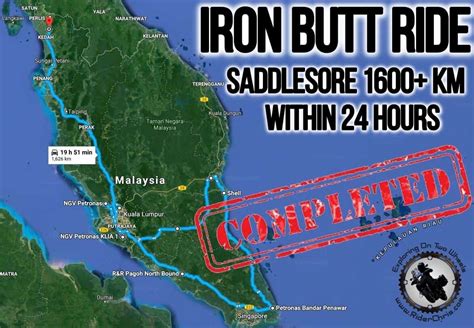 (IBA) Iron Butt Ride - 1600+ KM In 24 Hours | Rider Chris