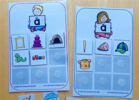 Sorting Mats For Short And Long Vowels The Measured Mom