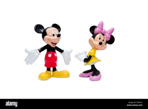 Micky y Minnie Mouse muñecos de dibujos animados de Walt Disney