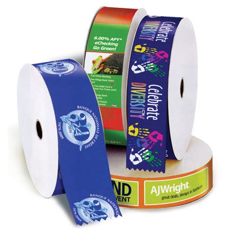 Custom Ribbon Rolls, Your Text & Logo | Personalized Ribbons