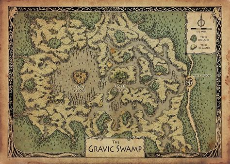 Gravic Swamp By Brian Van Hunsel Rimaginarymaps