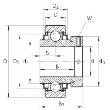 FAG Radial Insert Ball Bearings E30 XL KRR