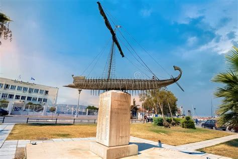 Mythische Schiff Argo Replica Volos Stadt Griechenland