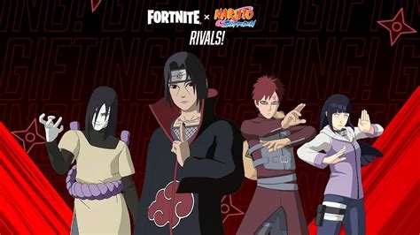 GIFTING FORTNITE X NARUTO RIVALS SKINS LIVE 15K Subs YouTube