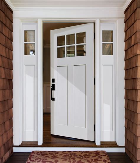 Therma Tru Benchmark Doors Shaker In X In Fiberglass Off