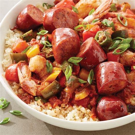 Cajun Shrimp And Andouille Sausage Jambalaya Bowl Us Foods