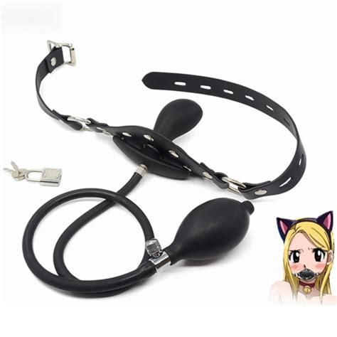 BDSM Couples Sex Toys Silicone Inflatable Big Mouth Gag Ball Bondage Restraints Adult Games For