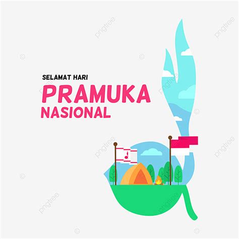 Design Ucapan Selamat Hari Pramuka Pramuka Happy Day Png And Vector