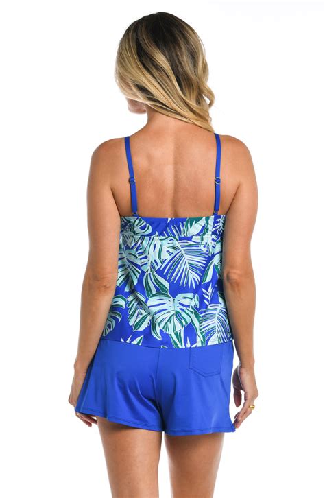 24th And Ocean West Palms Cutout High Neck Tankini Swimsuit Top Final Maxine Of Hollywood