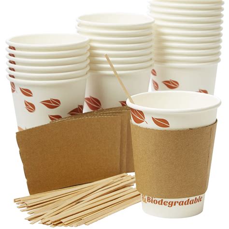 Buy Recyclable Biodegradable Hot Drink Cups Oz Pk Of Compostable